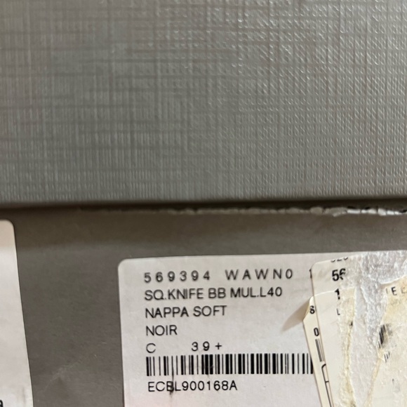 BALENCIAGA Knife BB Mule 40mm square black - Picture 9 of 9